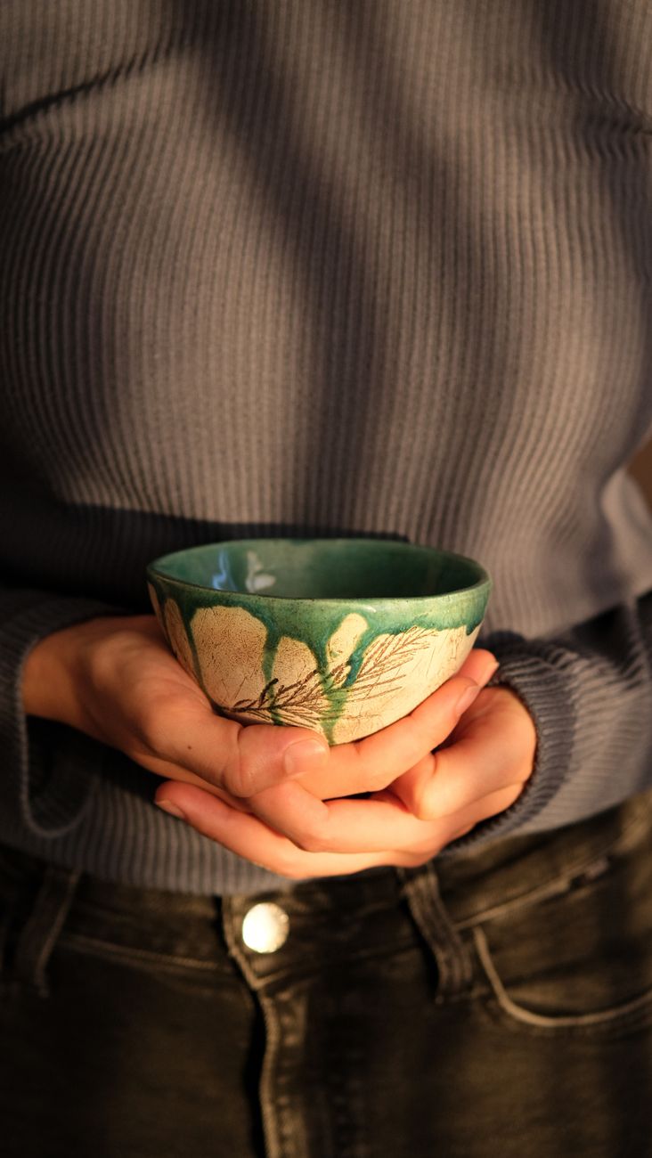 Stone Pedestal Bowl
